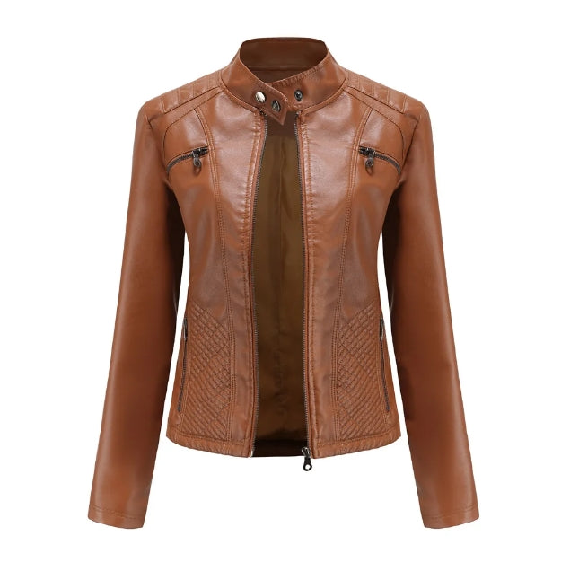 Zara™ - Classic Leather Jacket