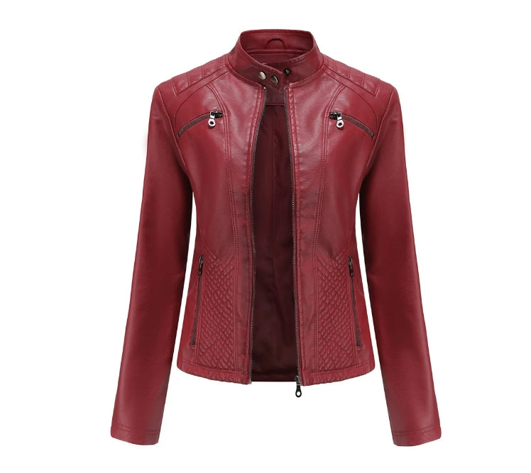 Zara™ - Classic Leather Jacket