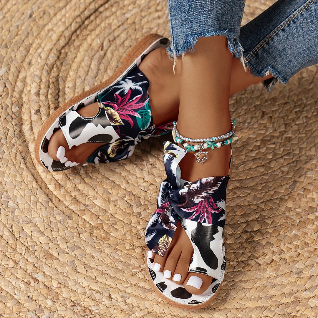 Hazel - Stylish printed sandals for women