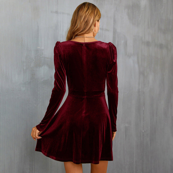 Viviy - Stylish Velvet Mini Dress