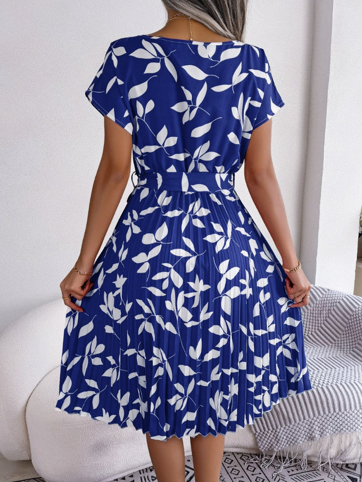 Sharlaine - Enchanting Printed Midi Dress