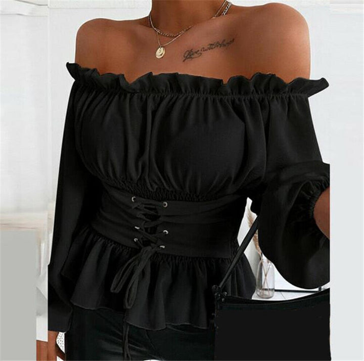 Miriam - Elegant and Comfortable Off-Shoulder Blouse for Women