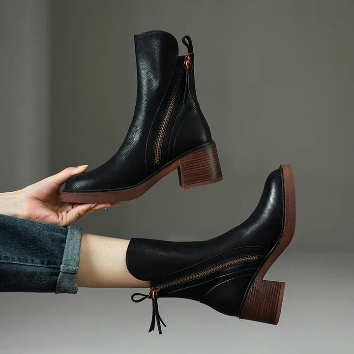 Emma™ - Premium Leather Ankle Boots