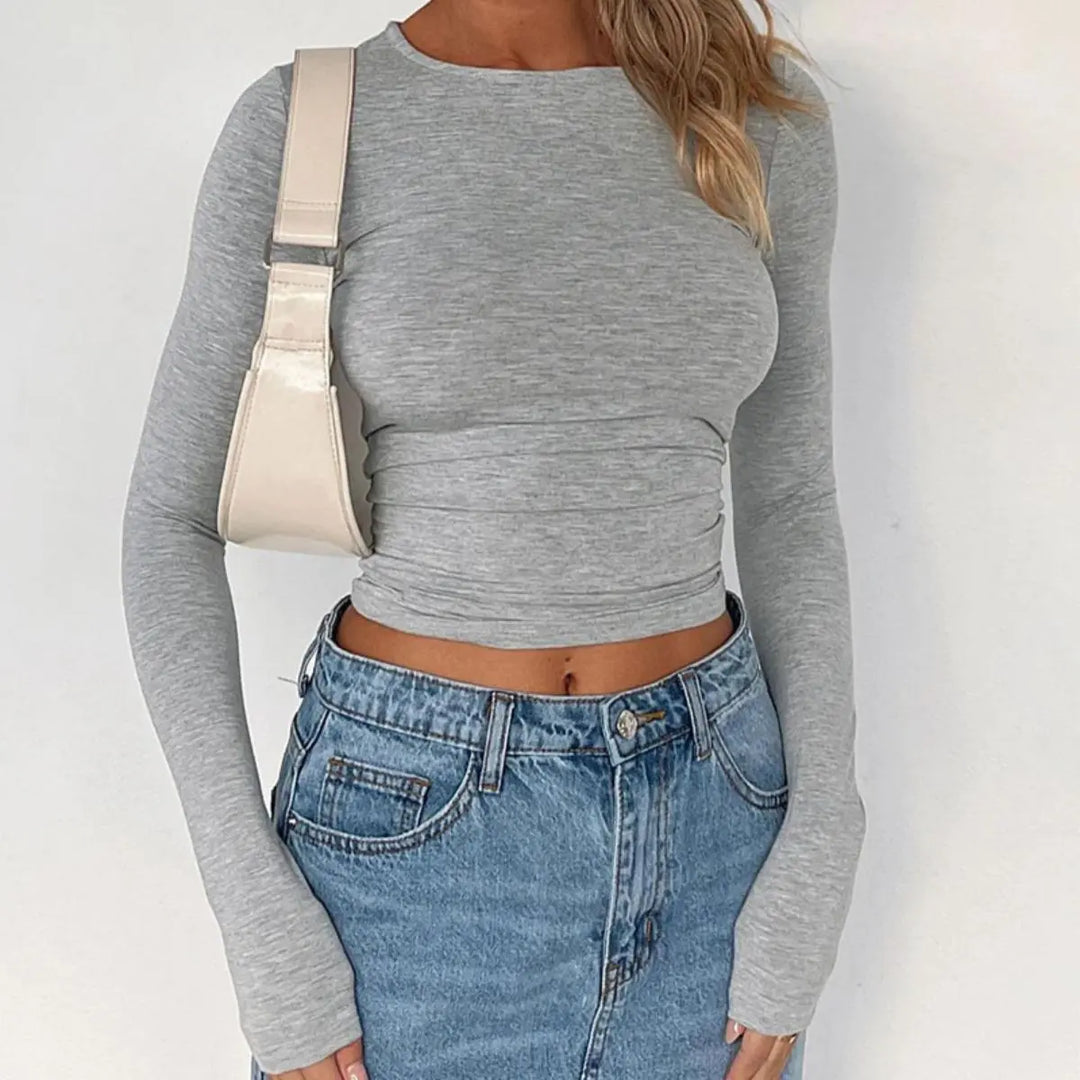 Ella™ - Long Crop Top