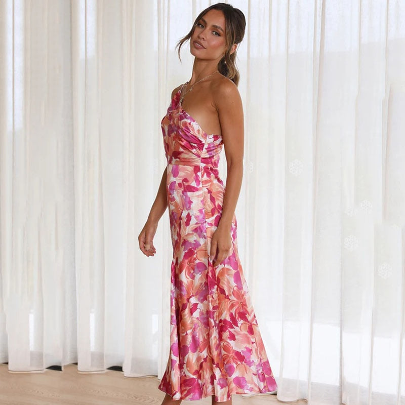 Kadence - Elegant Maxi Dress with Floral Print