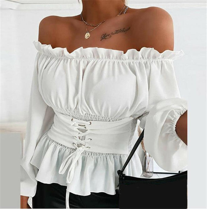 Miriam - Elegant and Comfortable Off-Shoulder Blouse for Women