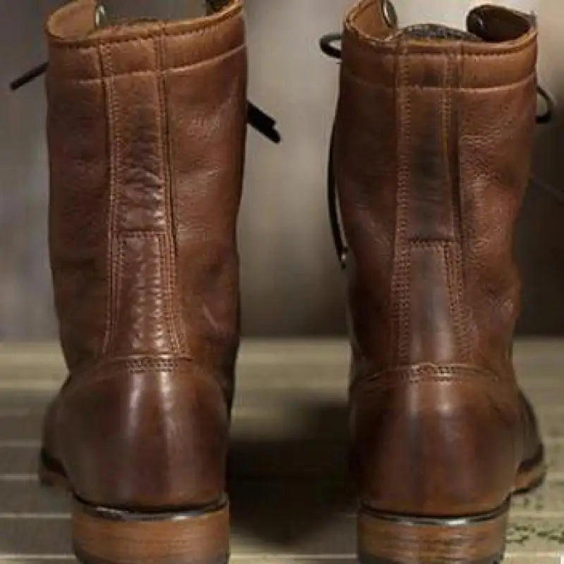 Stylish Leather Women's Boots by Annie