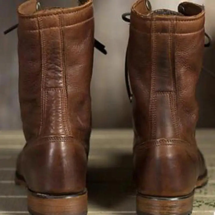 Stylish Leather Women's Boots by Annie