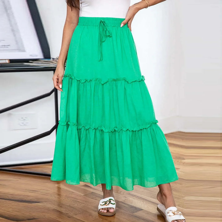 Lena - Layered Loose Maxi Skirt