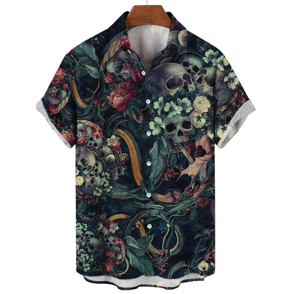 Mason™ - Hawaiian Skull T-Shirt
