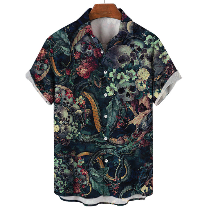 Mason™ - Hawaiian Skull T-Shirt