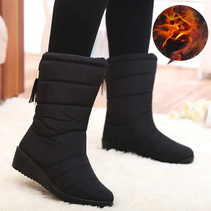Modern Madeline - Stylish waterproof mid-length boots