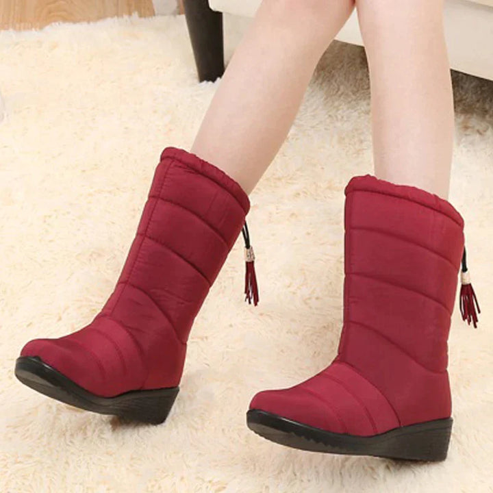 Modern Madeline - Stylish waterproof mid-length boots