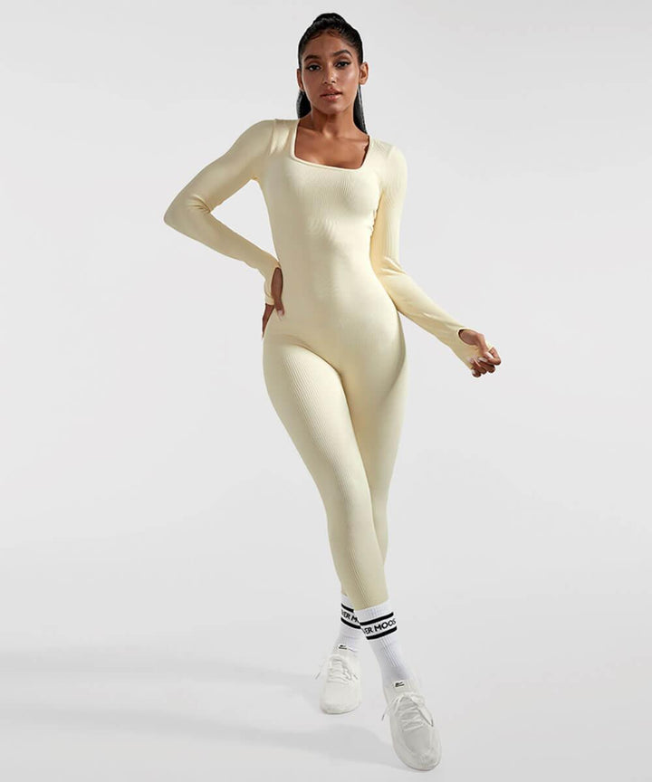 Aria™ - Long Sleeve Seamless Jumpsuit