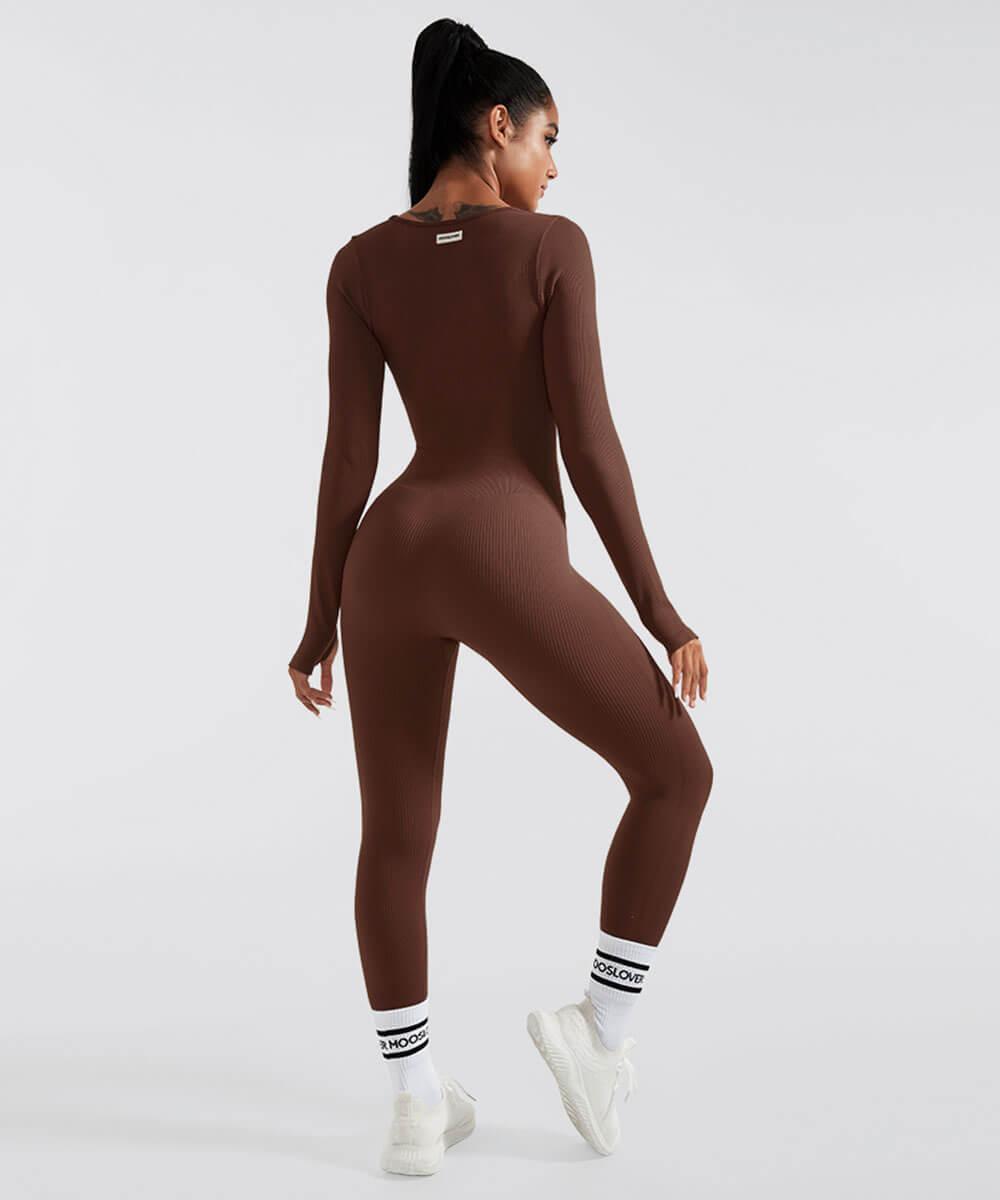 Aria™ - Long Sleeve Seamless Jumpsuit