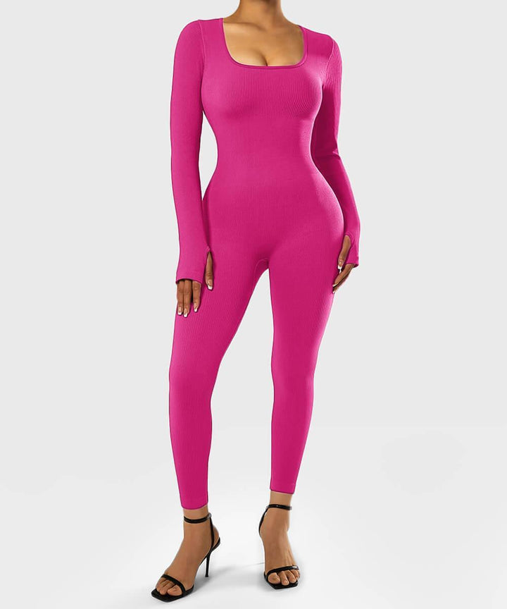 Aria™ - Long Sleeve Seamless Jumpsuit