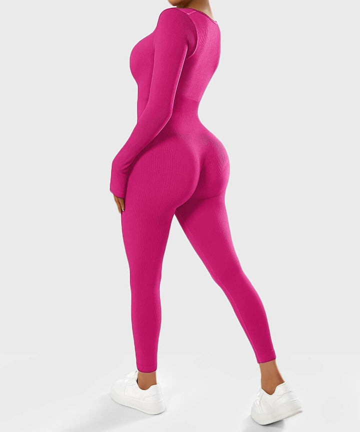 Aria™ - Long Sleeve Seamless Jumpsuit