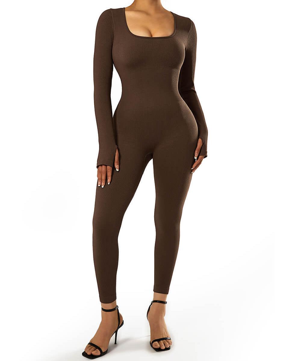 Aria™ - Long Sleeve Seamless Jumpsuit