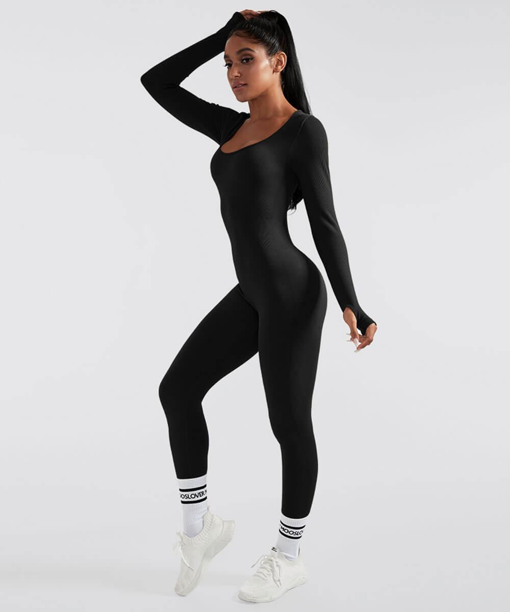 Aria™ - Long Sleeve Seamless Jumpsuit