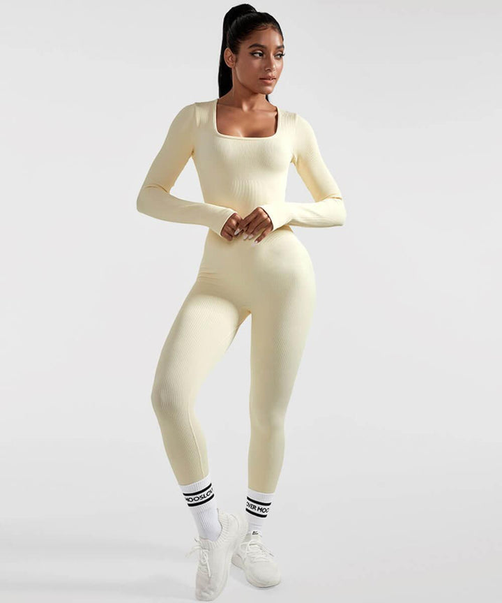 Aria™ - Long Sleeve Seamless Jumpsuit