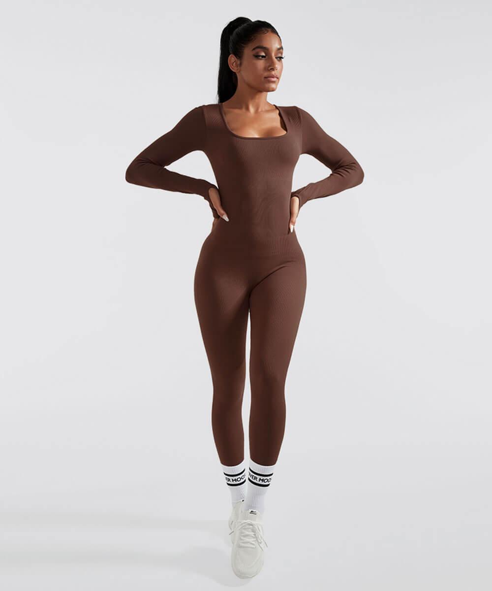 Aria™ - Long Sleeve Seamless Jumpsuit