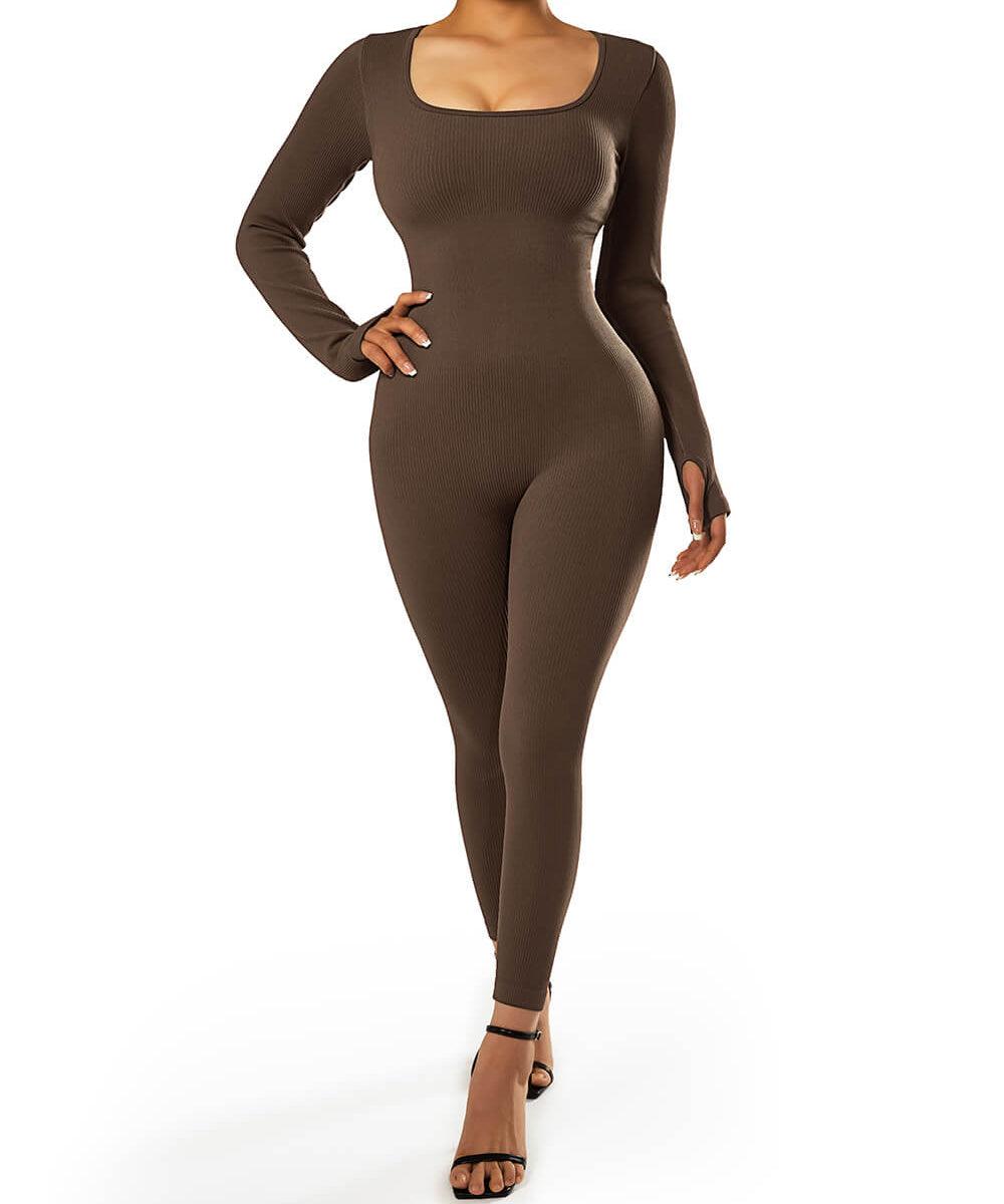 Aria™ - Long Sleeve Seamless Jumpsuit