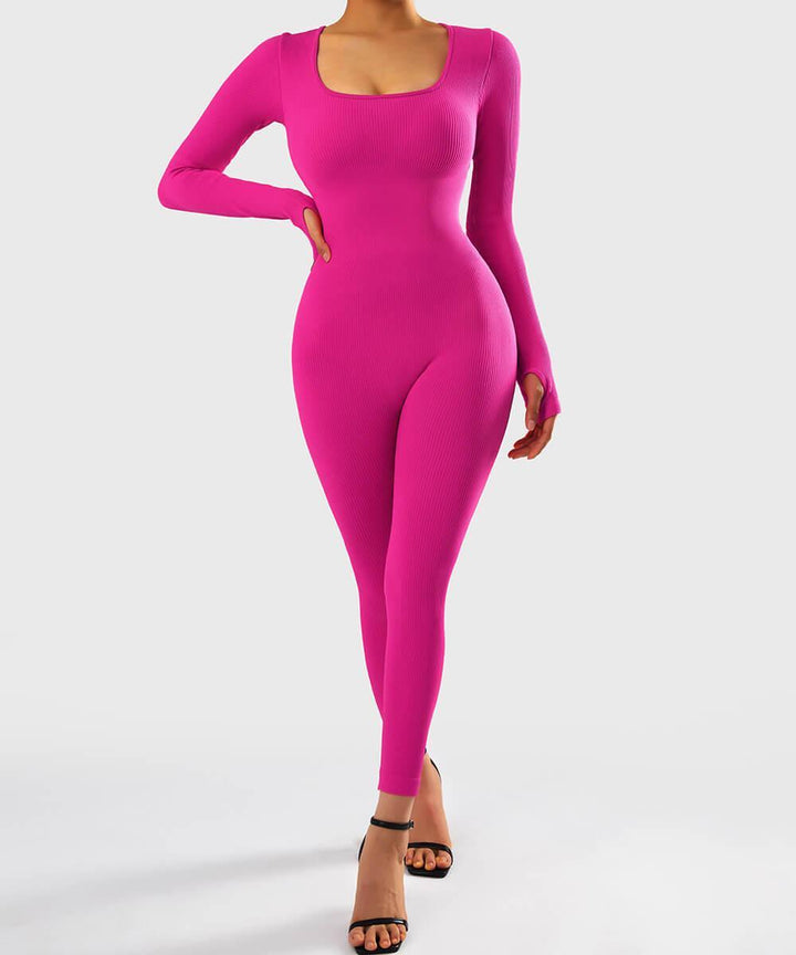 Aria™ - Long Sleeve Seamless Jumpsuit