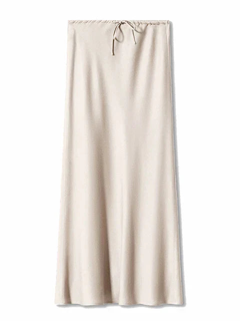 Carina - Satin Long Skirt