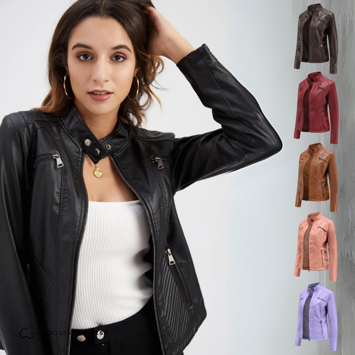 Zara™ - Classic Leather Jacket