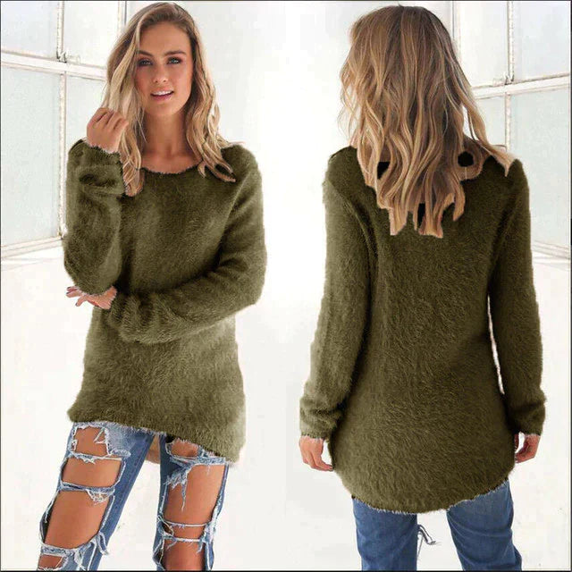 Georgia - Stylish O-neck Casual Sweater