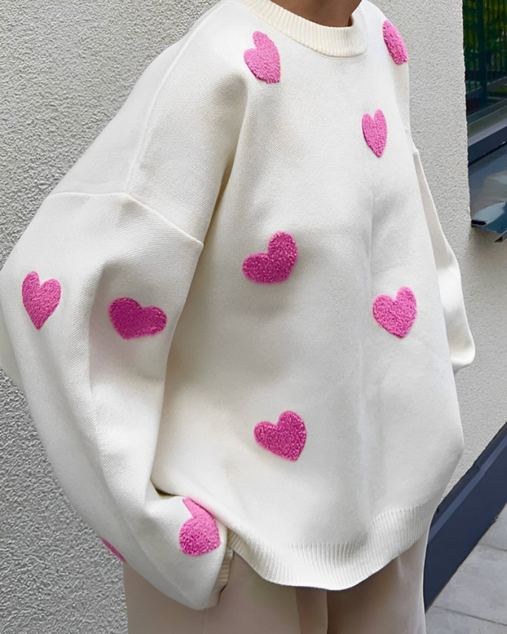 Claire™ - Love Embroidery Sweater