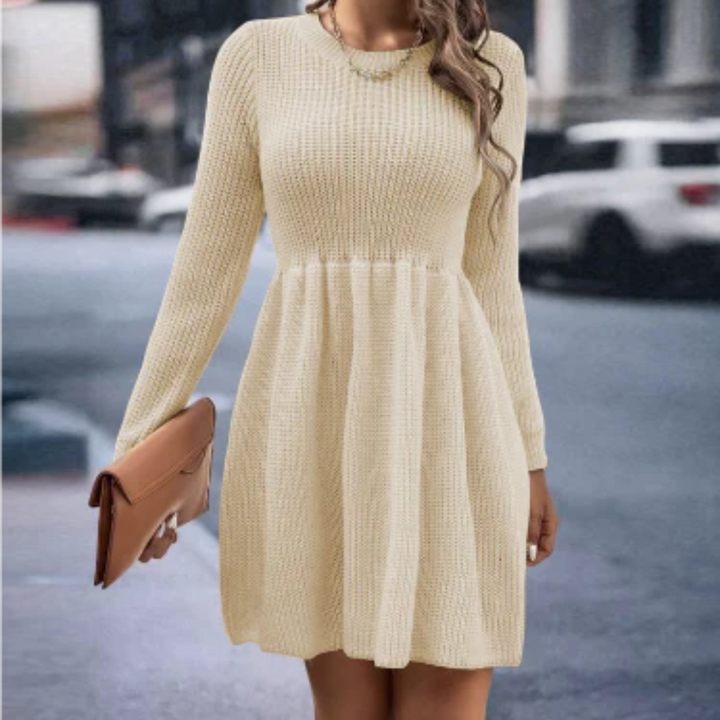 Tory - Stylish Knitted Mini Dress for a Trendy Look