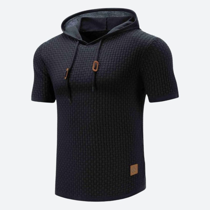 Chic Short Sleeve Shirt with Hood - Victor