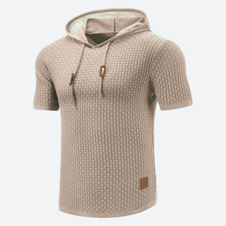 Chic Short Sleeve Shirt with Hood - Victor