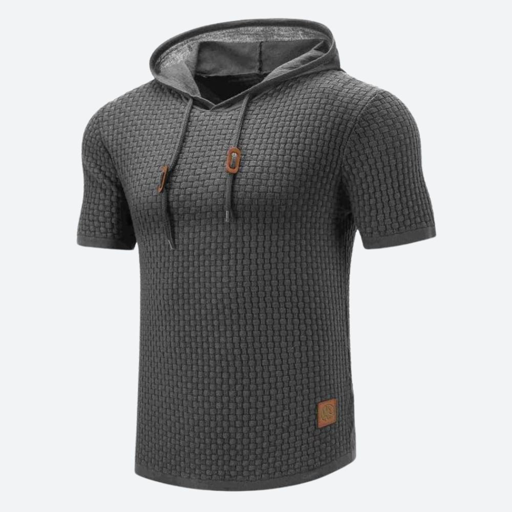 Chic Short Sleeve Shirt with Hood - Victor