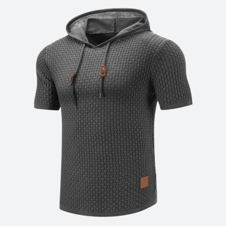 Chic Short Sleeve Shirt with Hood - Victor