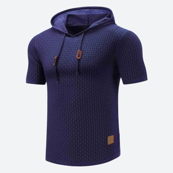 Chic Short Sleeve Shirt with Hood - Victor