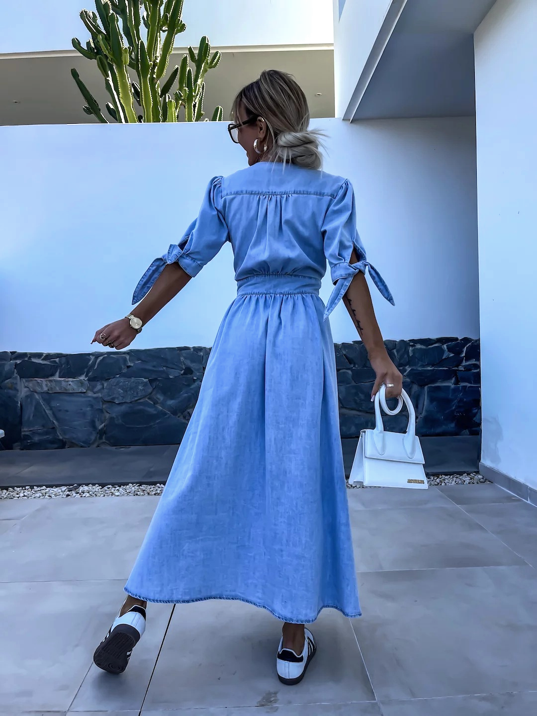 Claudia™ - Maxi Denim Dress