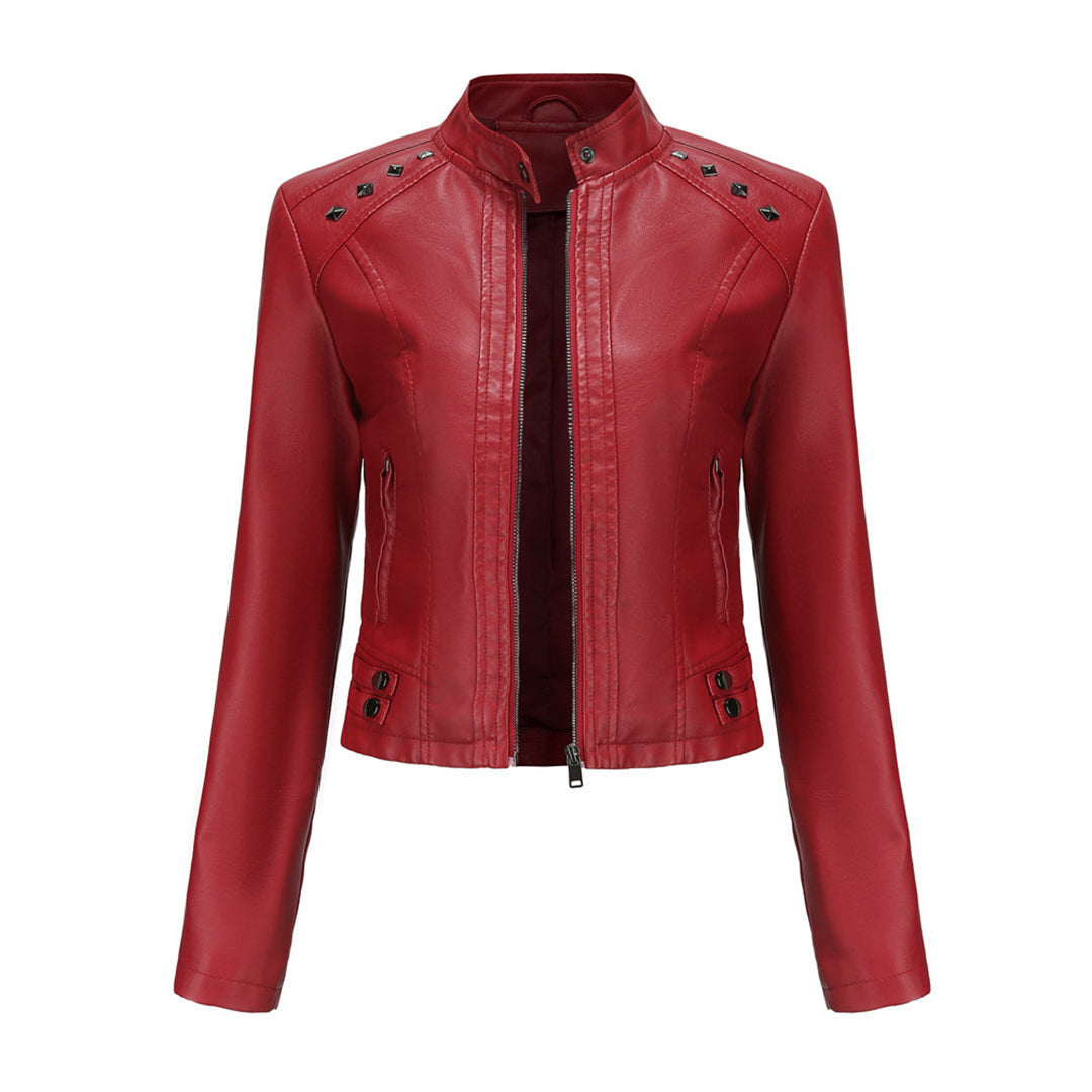 NAJLA - Elegant leather jacket for every occasion