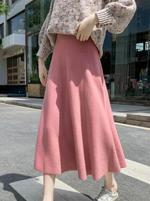 Jiska - Long Knitted Skirt