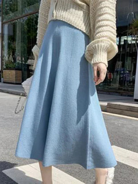 Jiska - Long Knitted Skirt