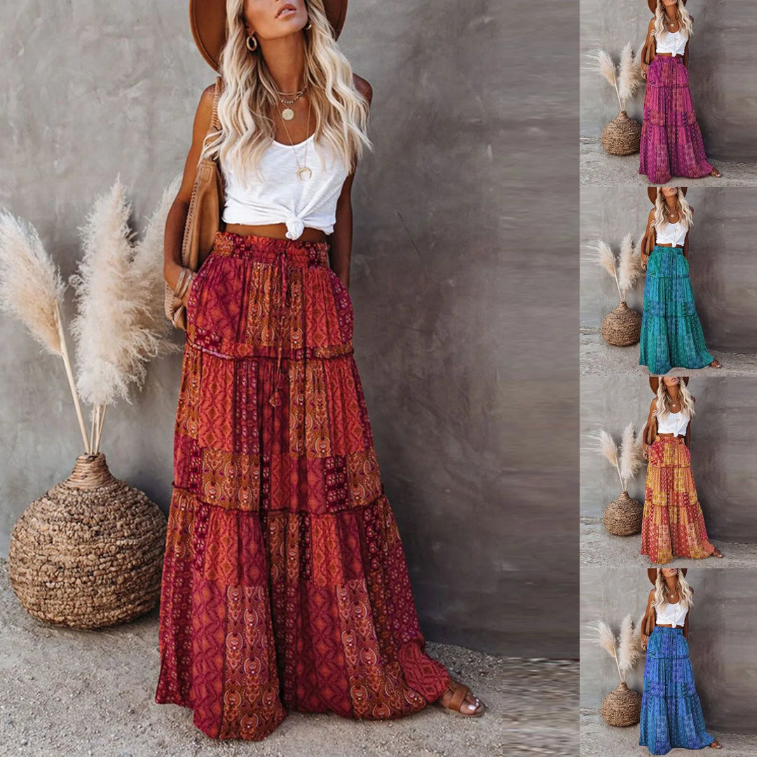 Paulina - Bohemian Maxi skirt