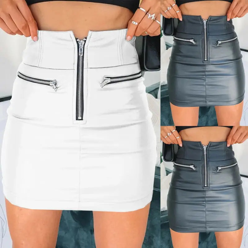 Franka - Mini Skirt With Zipper