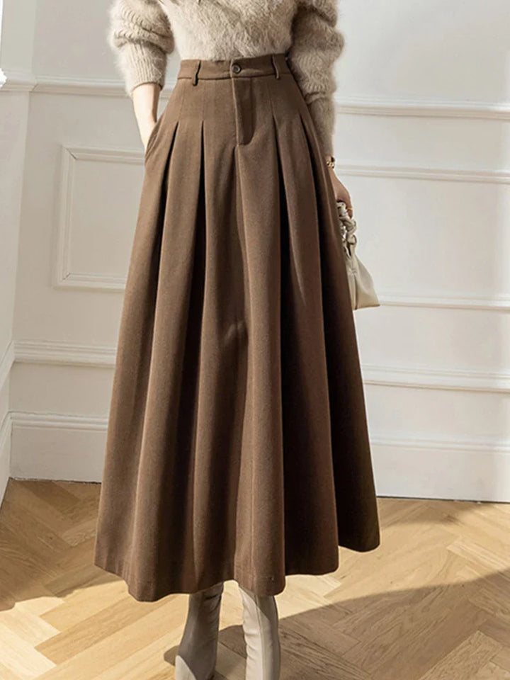 Frederique - A-line Pleated Skirt