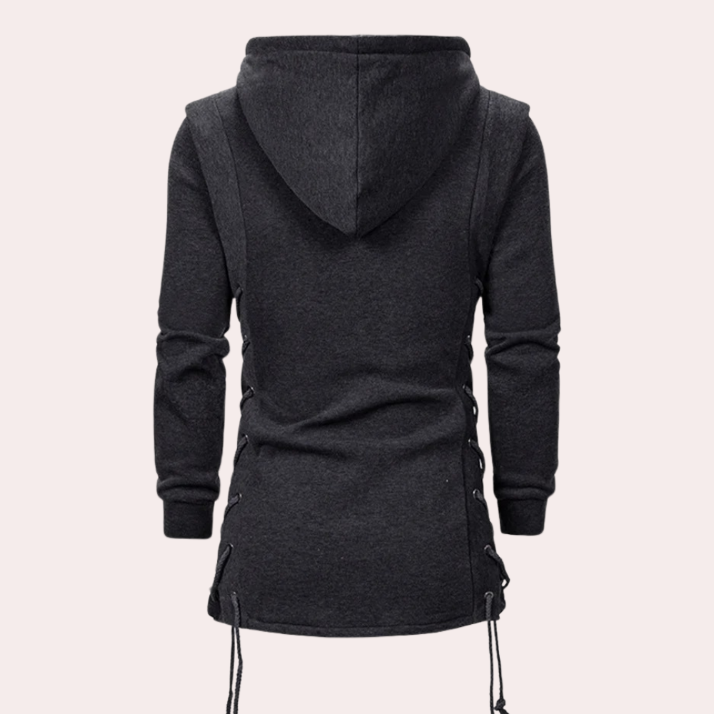 ALFONS - Fashionable hooded jacket for men