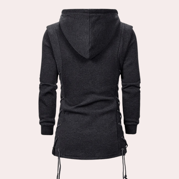 ALFONS - Fashionable hooded jacket for men