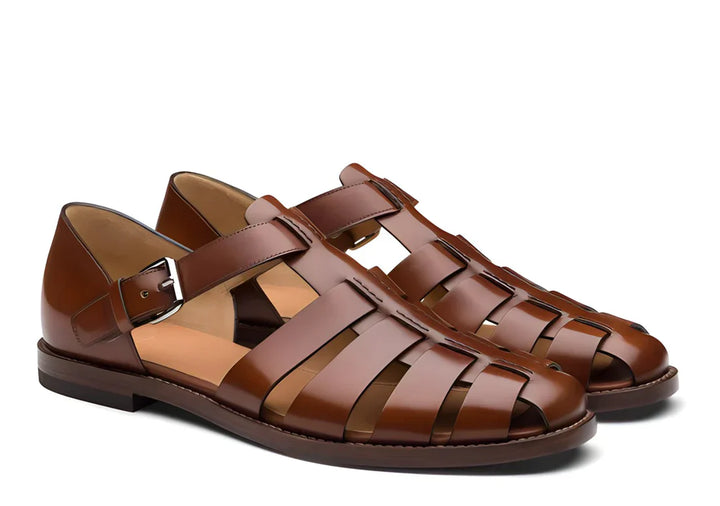 Robert | Trendy Leather Sandals for Men