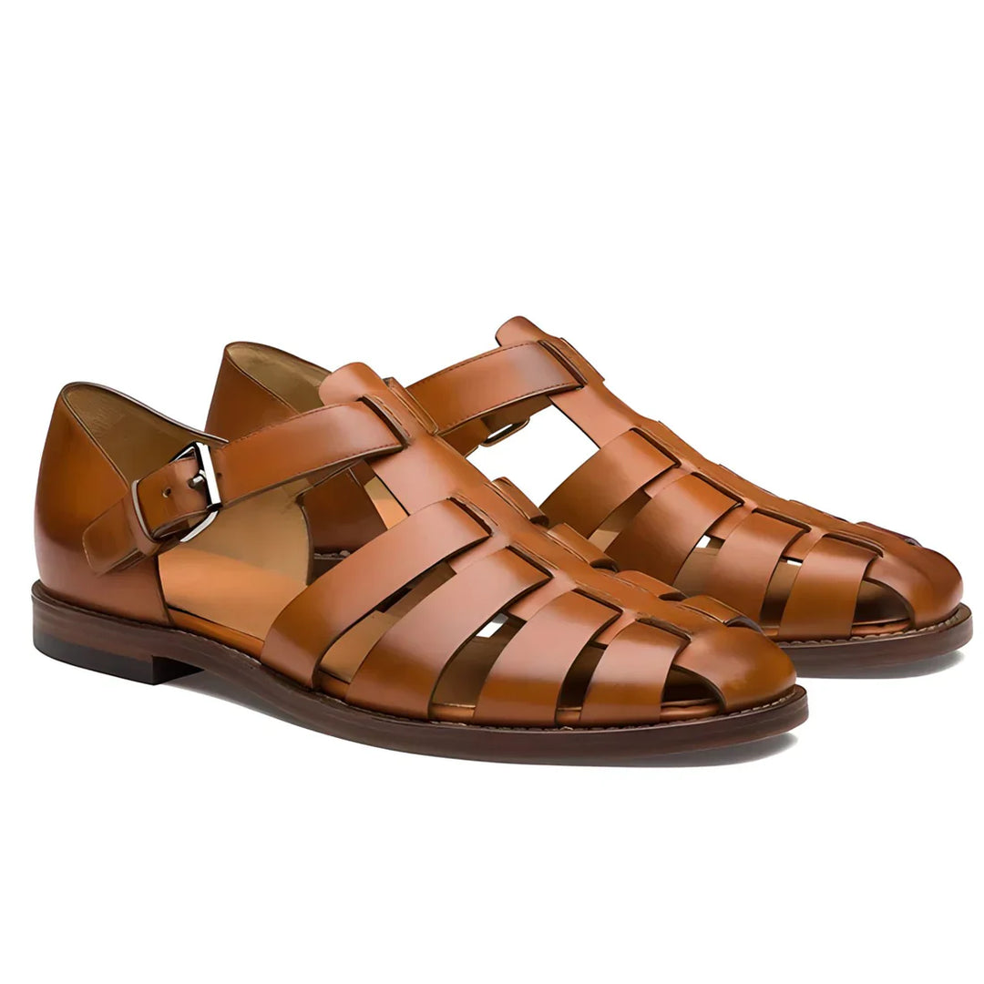 Robert | Trendy Leather Sandals for Men