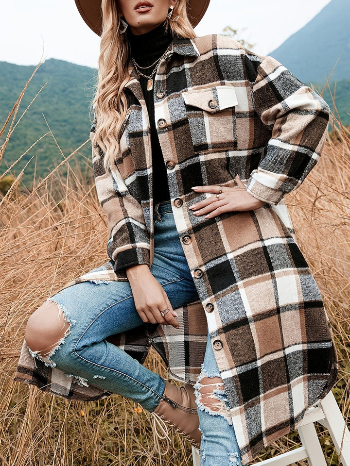 Hannah™ - Heritage Plaid Trench Coat