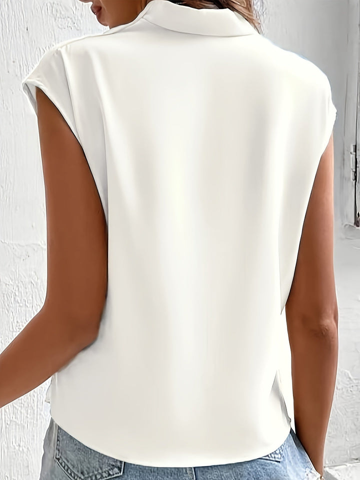Nadine - Elegant Wrap Blouse for Women